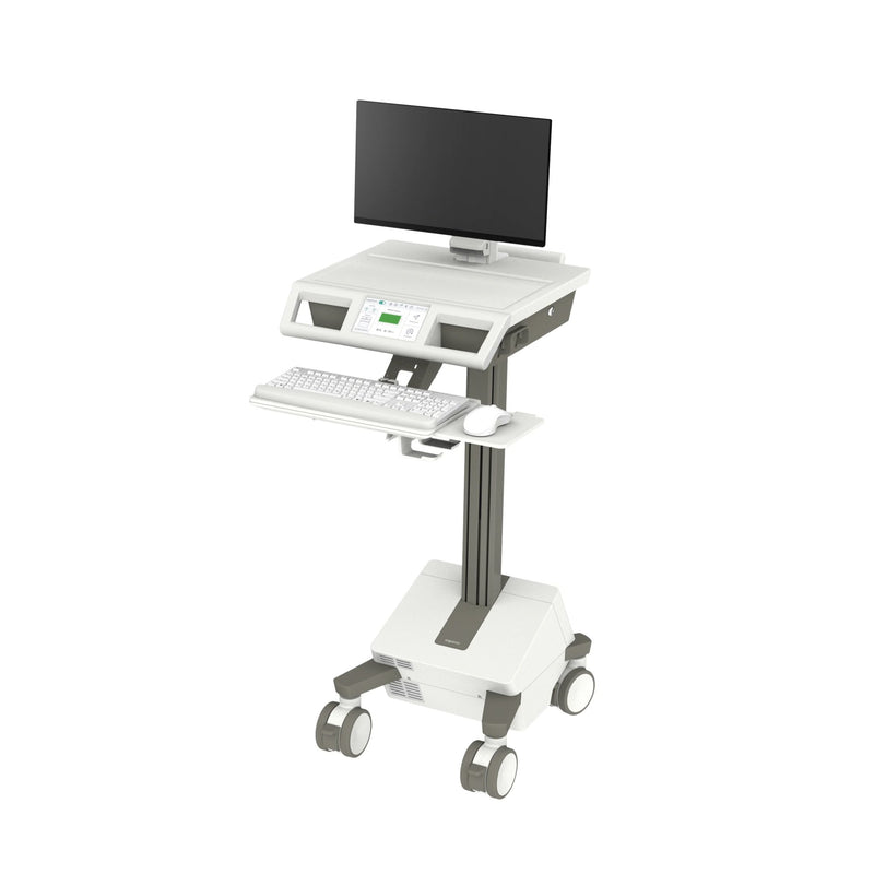 Ergotron Mosaic LCD Cart with LCD Riser, DC Power