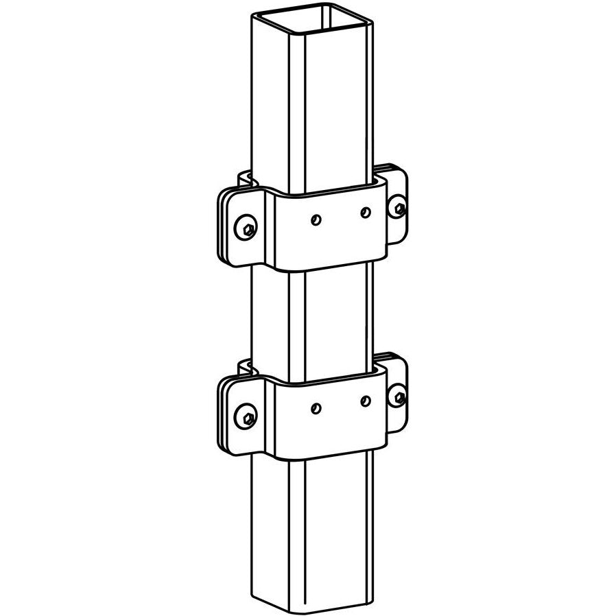 Ergotron 60-366-100 Post Mounting Solution 3" x 3" Bracket