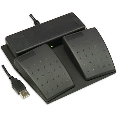 Kinesis FS22AJ-JSB (Joystick Button) Dual Action Foot Switch with Input Jack