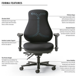 Sitmatic FORMA Ergonomic Office Chair with Adjustable Armrests