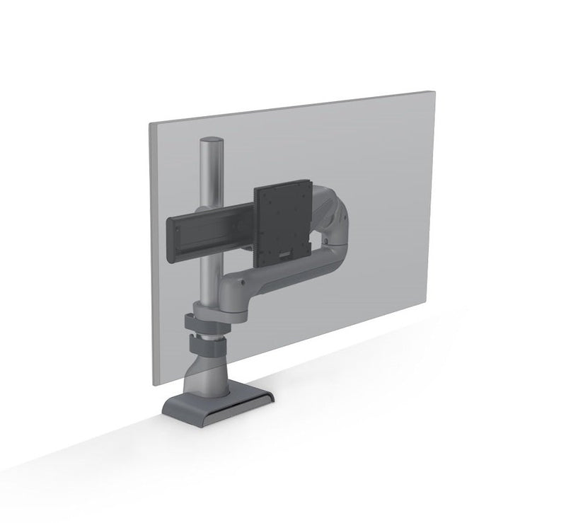 HAT E5G-P01SD Single Dynamic Monitor Arm with Pole