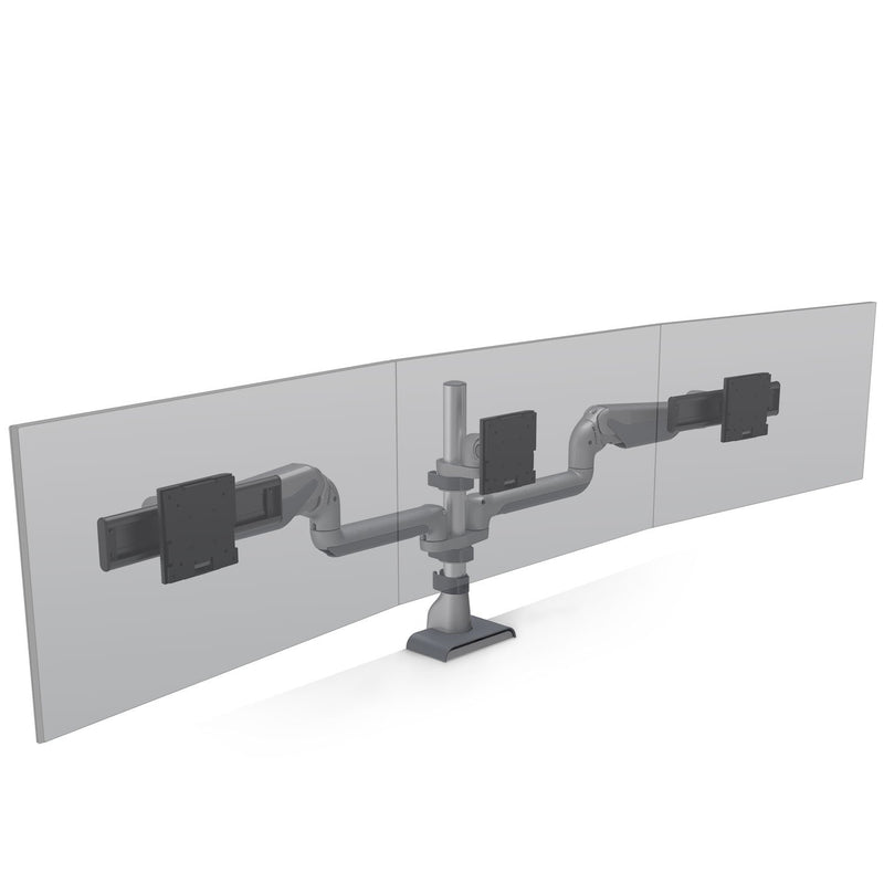 HAT E5G-P03SD E5 Triple Dynamic Monitor Arm with Pole