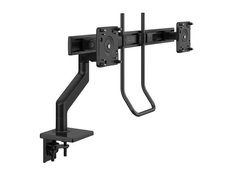 Humanscale M8 Pro Dual Monitor Arm | Crossbar & Handle | Easy Adjust