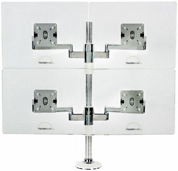 Humanscale M/Flex with M8 Pro Multi-Monitor Arm System