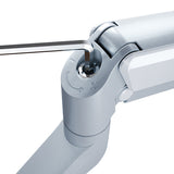 Workrite JIBE Dual Monitor Arm - Articulating with Slider