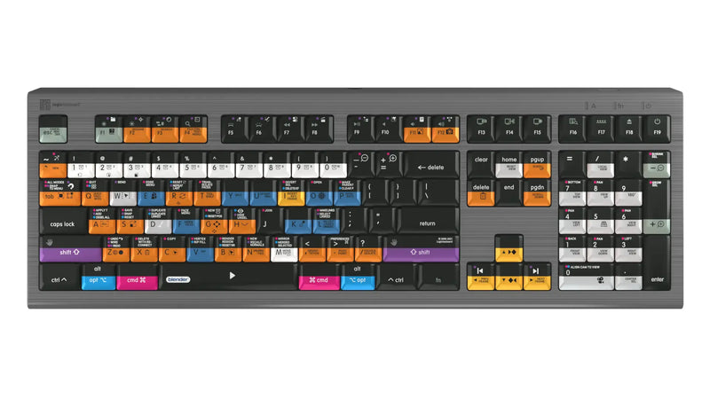 LogicKeyboard Blender 3D ASTRA 2 Keyboard for Mac — Backlit Shortcut Keys