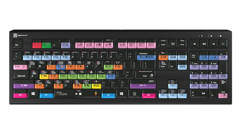 LogicKeyboard ASTRA 2 Backlit Keyboard for FL Studio | PC Windows (LKB-FLS-A2PC-US)