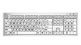 LogicKeyboard Large Print Slimline Keyboard for PC | 4 Colors