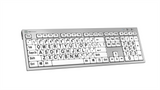 LogicKeyboard Large Print Slimline Keyboard for PC | 4 Colors