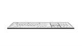 LogicKeyboard Large Print Slimline Keyboard for PC | 4 Colors