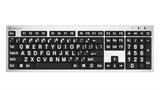 LogicKeyboard Large Print Slimline Keyboard for PC | 4 Colors