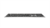 LogicKeyboard Large Print ALBA Keyboard for Mac — High-Contrast Wired USB Keyboard for Low Vision