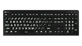LogicKeyboard LargePrint White-on-Black Backlit Keyboard — ASTRA 2 | PC & Mac
