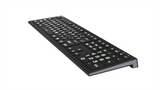 LogicKeyboard LargePrint White-on-Black Backlit Keyboard — ASTRA 2 | PC & Mac