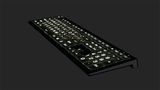 LogicKeyboard LargePrint White-on-Black Backlit Keyboard — ASTRA 2 | PC & Mac
