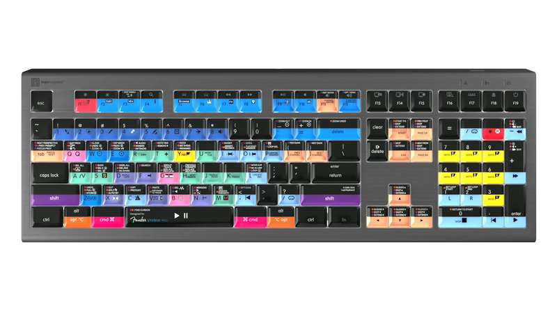 Logickeyboard ASTRA 2 Fender Professional 4 Backlit Keyboard for Mac | USB | LKB-PSO4-A2M-US