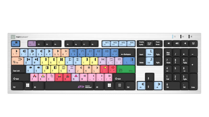 LogicKeyboard Avid NewsCutter PC Slim Line US  LKBU-NEWSC-AJPU-US (Build to order)