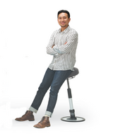 Sitmatic Pogo 24/7 Standing Assist Seat — Ergonomic Perch Stool for Standing Desks