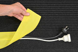 SecureCord Cable Management for Carpets - 16.5" Yellow