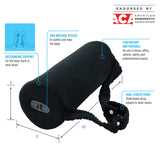 Obusforme Lumbar Support Roll with Massage | Vibrating Cushion