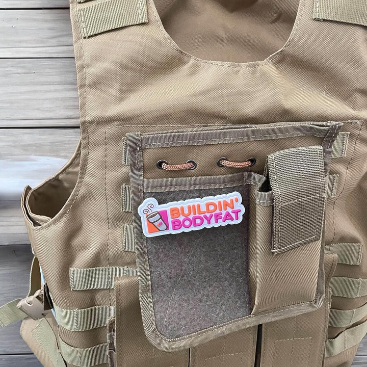Jestik Buildin' Bodyfat PVC Morale Patch - Build Bodyfat
