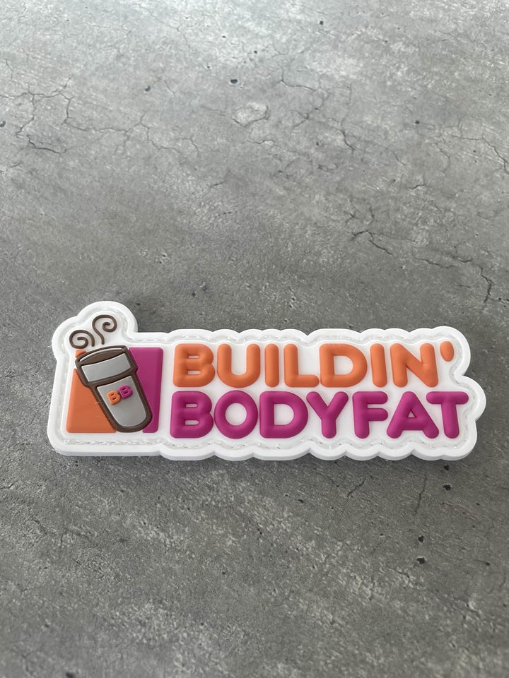Jestik Buildin' Bodyfat PVC Morale Patch - Build Bodyfat