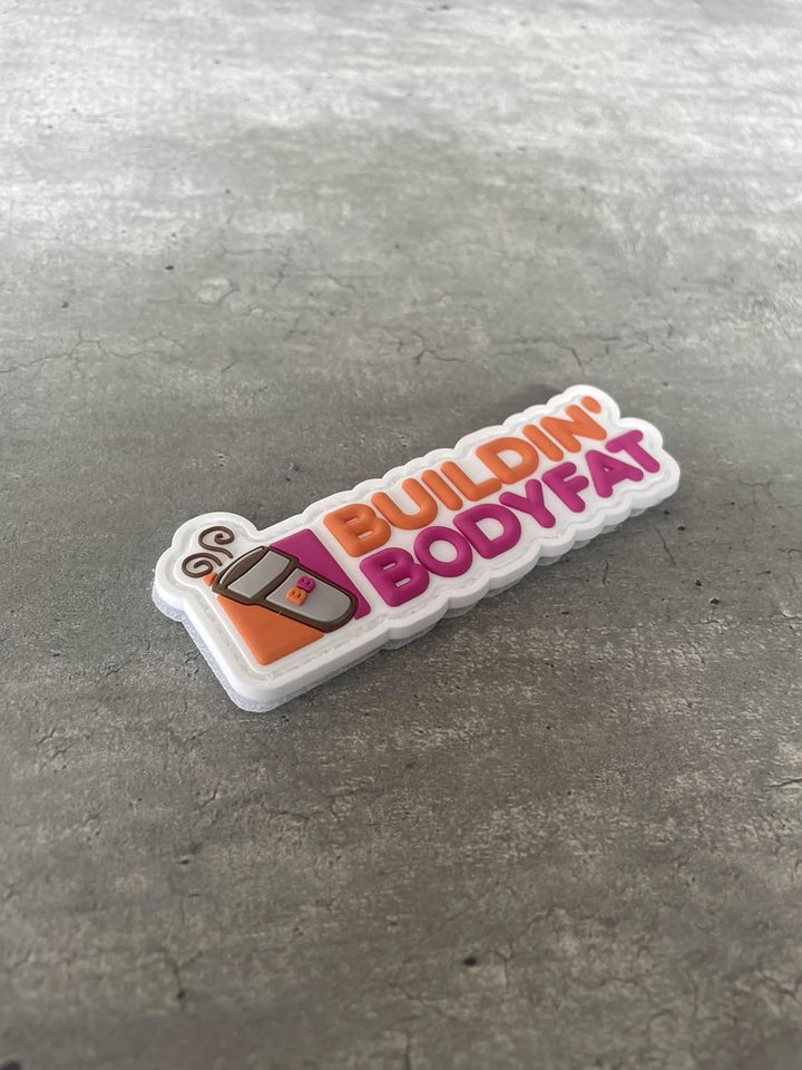 Jestik Buildin' Bodyfat PVC Morale Patch - Build Bodyfat