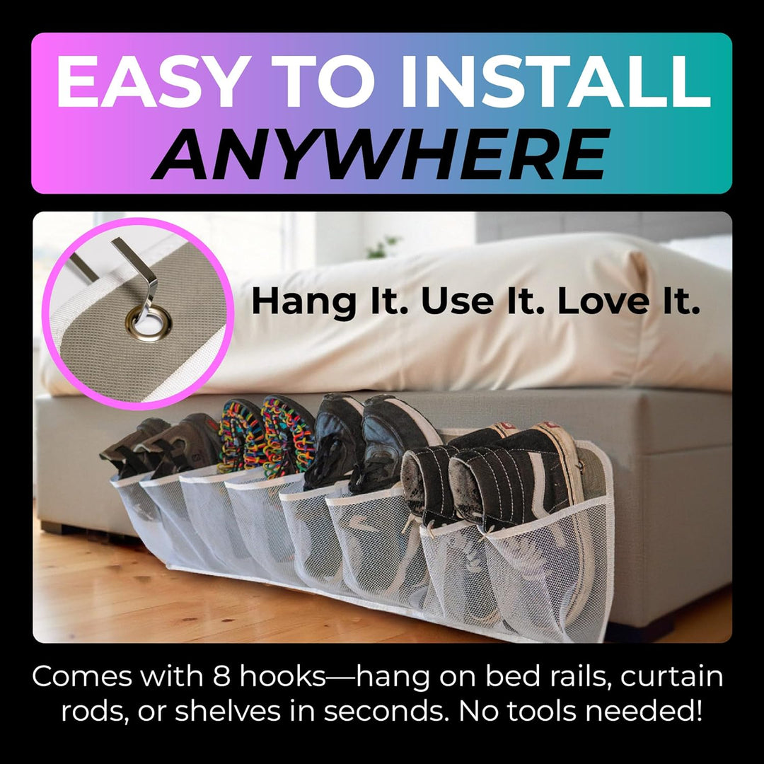 Jestik RV Shoe Storage for Bedside - JES-STORGZ