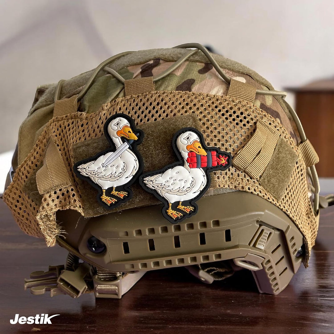 Jestik Two Cute Ducks Funny PVC Morale Patch - Duck Explosives