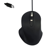 Matias PBT Ergonomic Mouse | Premium Wired USB & USB-C for PC & Mac
