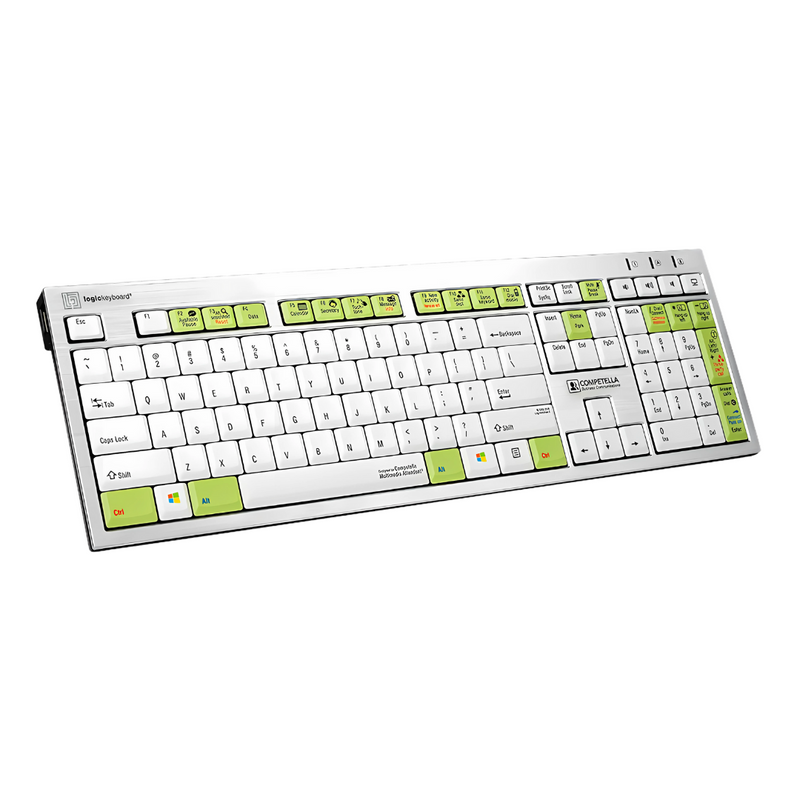 LogicKeyboard Competella Multimedia Attendant Telecom Keyboard - US English LKBU-CMA-AJPU-US (Build to order)