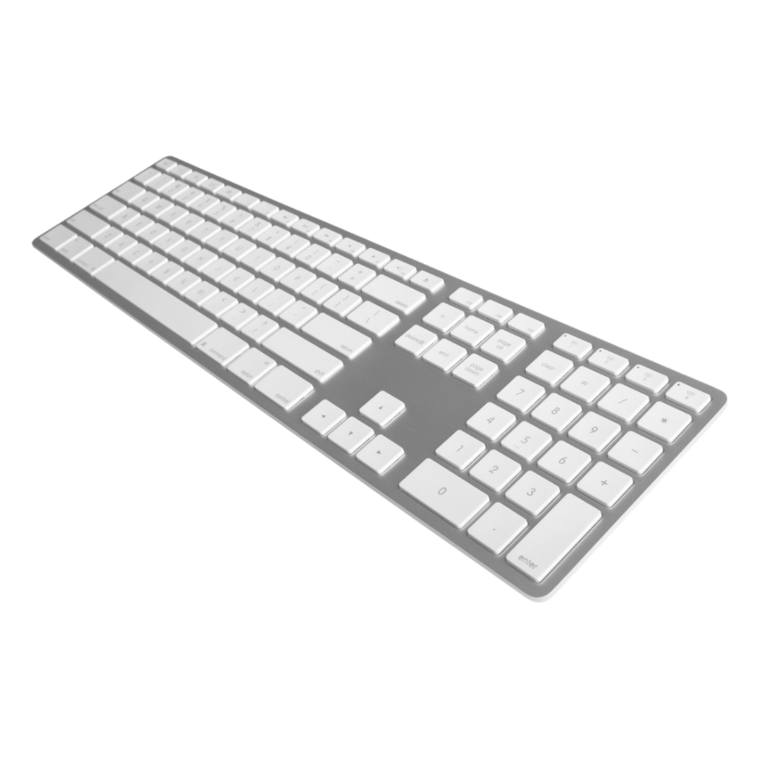 Matias Wireless Aluminum Keyboard | Multi-Device Bluetooth for Mac