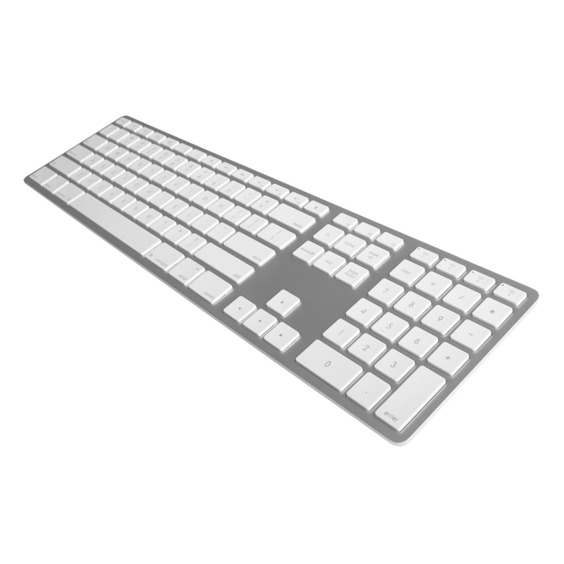 Matias Wireless Aluminum Keyboard | Multi-Device Bluetooth for Mac
