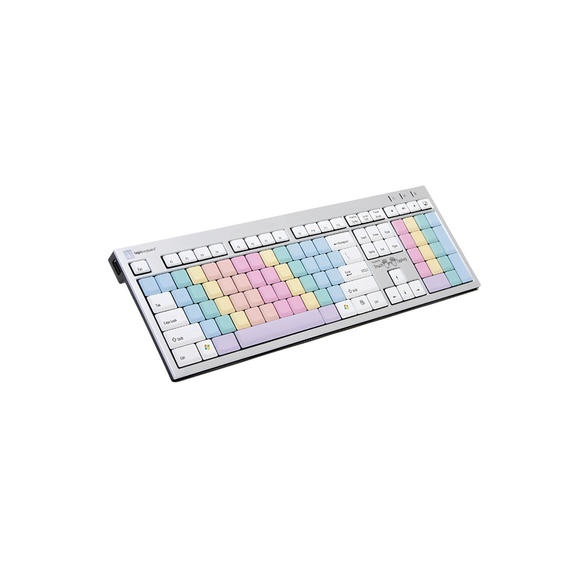 LogicKeyboard Touch Typing No-Letters PC Slim Line US LKBU-BTOUCH-AJPU-US (Build to order)