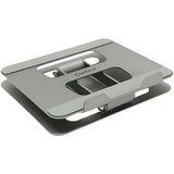 Ergonomic Laptop Riser Stand - Adjustable Steel Desktop Riser