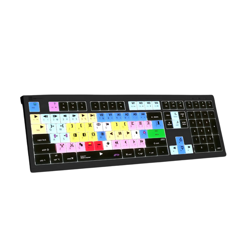 LogicKeyboard Avid Media Composer Keyboard for Mac — ASTRA 2 Backlit Shortcut Keys