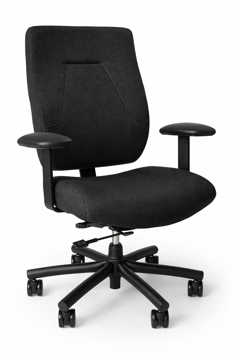 ErgoCentric e500™ Heavy-Duty Ergonomic Task Chair (500 lb Capacity)