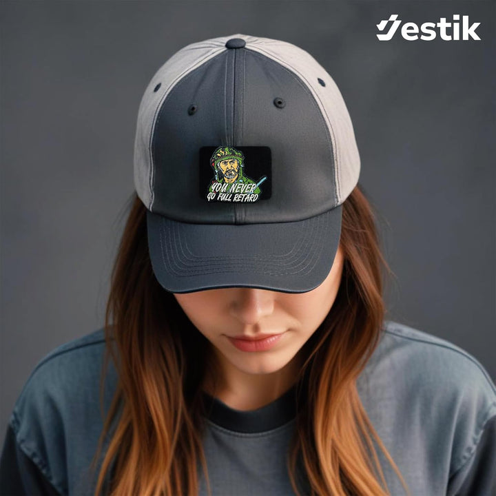 Jestik Never Go Full Retard Embroidery Patch - EMB Full-R