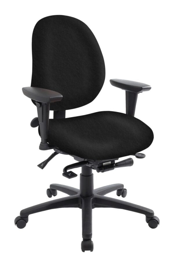 ErgoCentric geoCentric Mid Back Ergonomic Chair – Multi-Tilt Mechanism