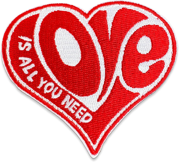 Jestik Love is All You Need - Funny Meme Embroidered Patches - EMB Love is All You Need