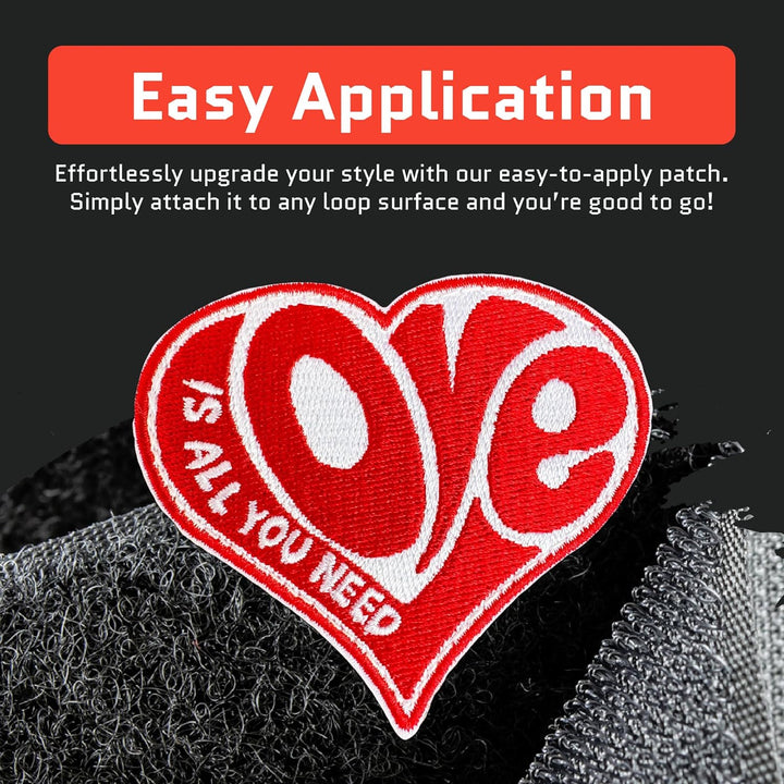 Jestik Love is All You Need - Funny Meme Embroidered Patches - EMB Love is All You Need