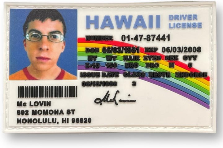 Jestik McLovin PVC Morale Patch - McLovin