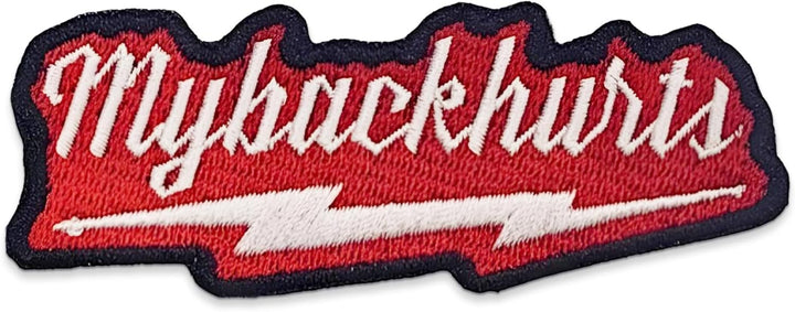 Jestik My Back Hurts Embroidery Patch - EMB My Back Hurts