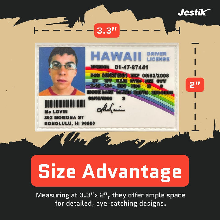 Jestik McLovin PVC Morale Patch - McLovin