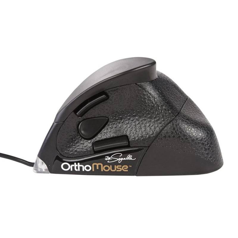 Orthovia OrthoMouse | Vertical Wired Ergonomic Mouse | TAA Compliant | OM77-1