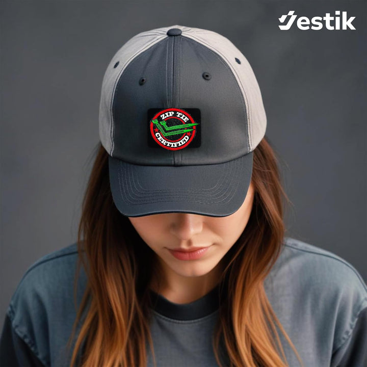 Jestik Zip Tie Certified Embroidery Patch - EMB Zip Tie Certified