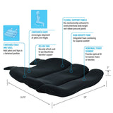 OBUS FORME Seat Cushion | Ergonomic Pressure Relief Cushion