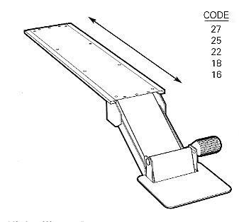Humanscale RT16 - 16" Replacement Track with Hardware Pack