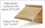 Woodfold Wall-Mounted Fold-Down Desk – Space-Saving Ergonomic Workstation