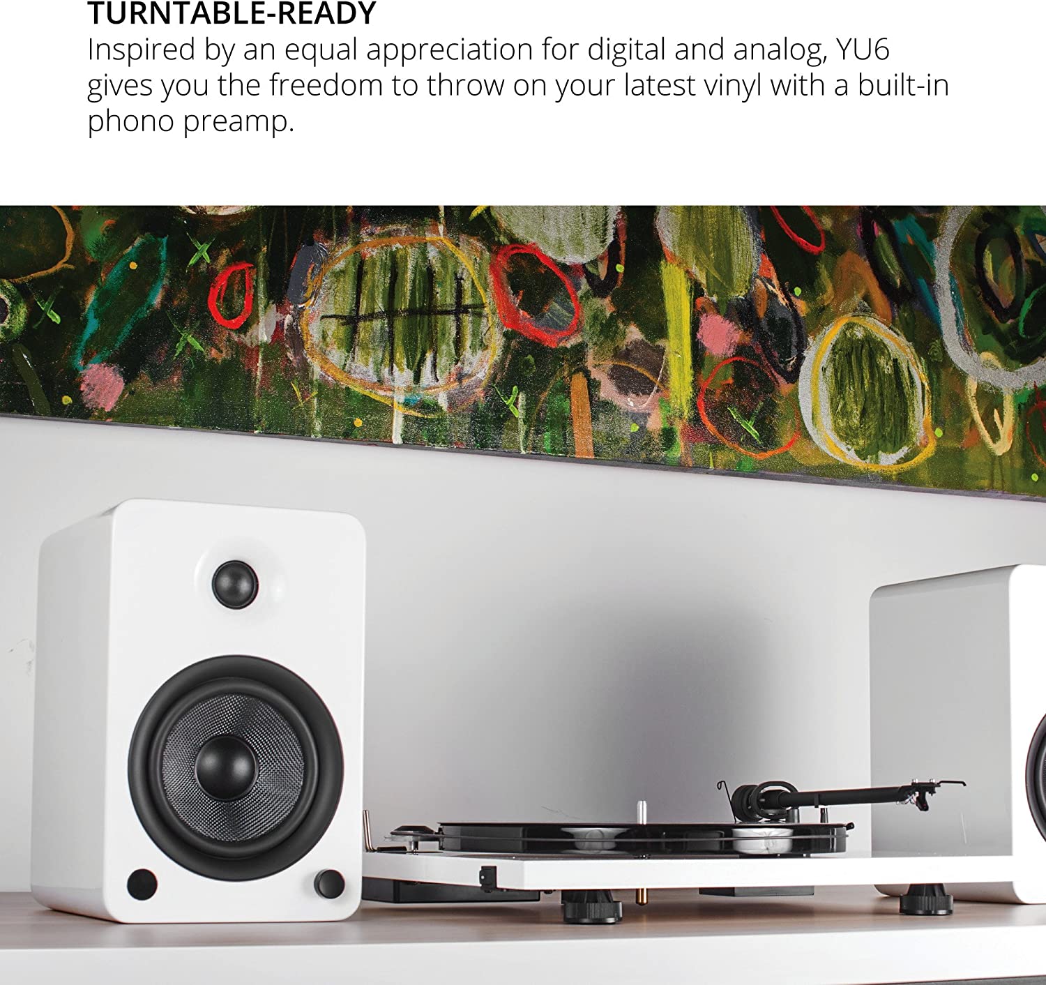 Kanto Powered Speakers with Bluetooth® and Phono Preamp